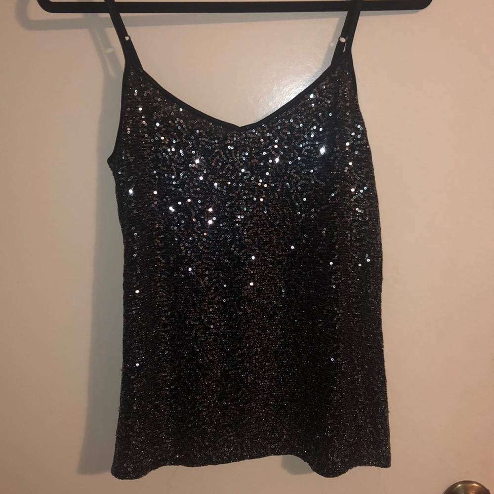 Express Sequin Tank Top